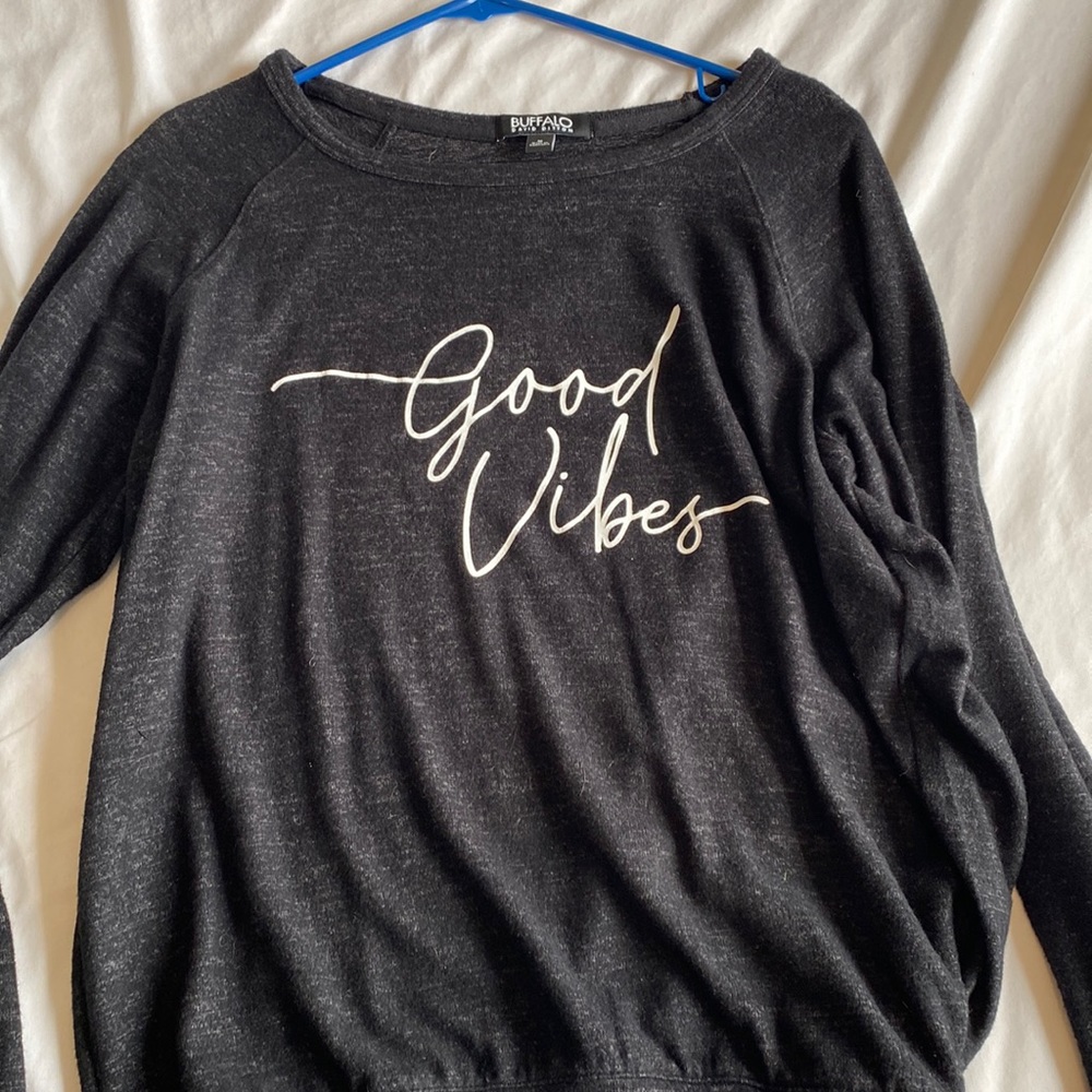 Black Soft Long-Sleeve shirt